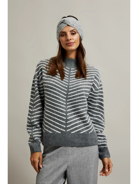 Moodo Teplá čelenka sivá Moodo