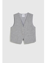 Moodo Elegantná vesta šedá Moodo