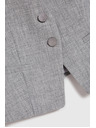 Moodo Elegantná vesta šedá Moodo