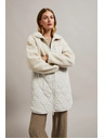 Moodo Béžová bunda teddy Moodo