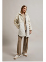 Moodo Béžová bunda teddy Moodo