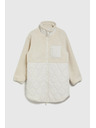 Moodo Béžová bunda teddy Moodo