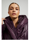 Moodo Bunda s prešívaním fialová Moodo