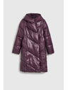 Moodo Bunda s prešívaním fialová Moodo