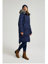 Moodo Zimná prešívaná bunda modrá Moodo