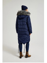 Moodo Zimná prešívaná bunda modrá Moodo