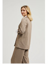 Moodo Sako so vyhrnutými rukávmi béžové Moodo