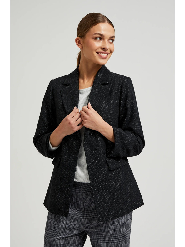 Moodo Sako s trojštvrťovými rukávmi čierne Moodo