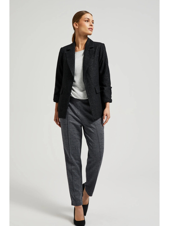 Moodo Sako s trojštvrťovými rukávmi čierne Moodo