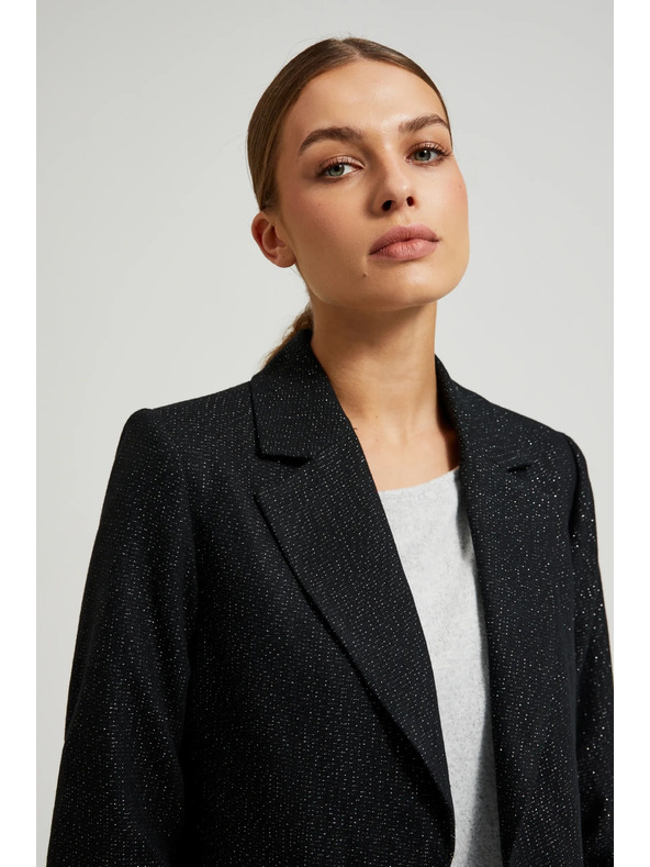 Moodo Sako s trojštvrťovými rukávmi čierne Moodo