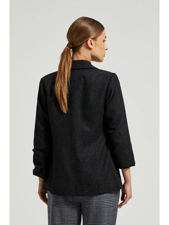 Moodo Sako s trojštvrťovými rukávmi čierne Moodo