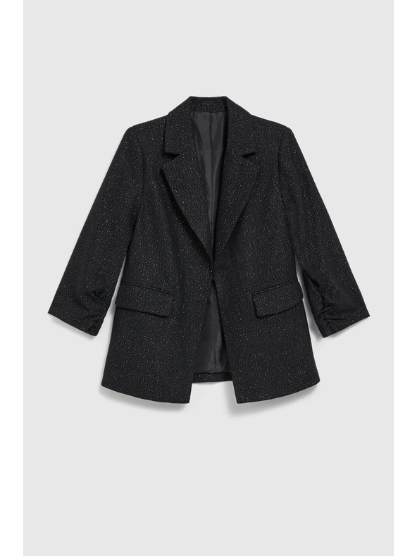 Moodo Sako s trojštvrťovými rukávmi čierne Moodo