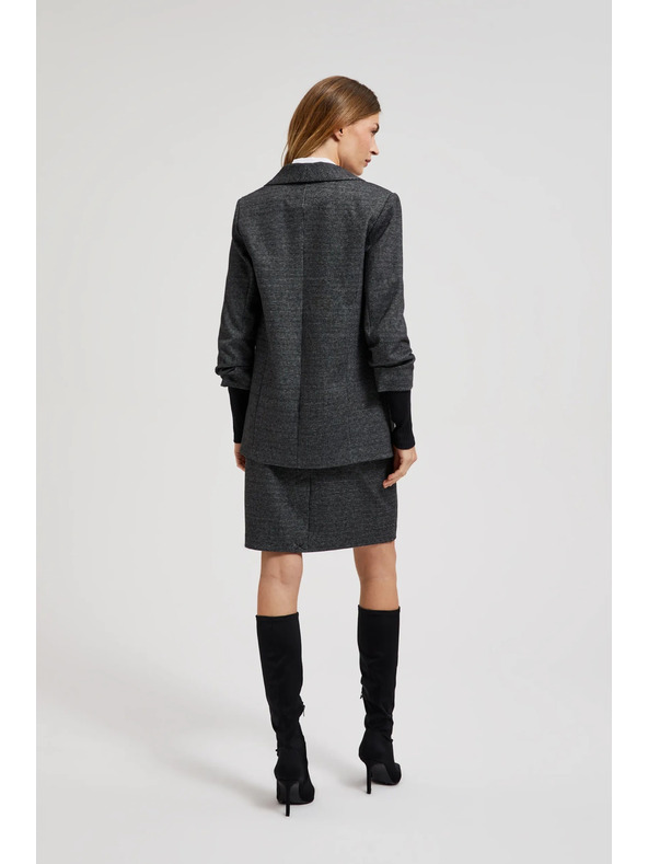 Moodo Sako so zriaseným rukávom sivé Moodo