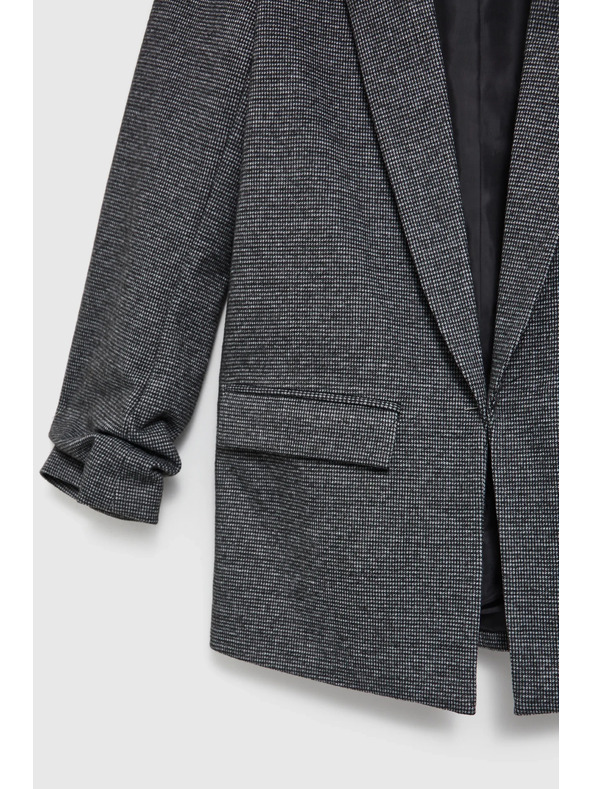 Moodo Sako so zriaseným rukávom sivé Moodo