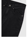 Moodo Čierne džínsy s rovnou nohavicou Moodo