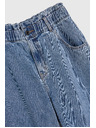 Moodo Modré bavlnené džínsy s vysokým pásom Moodo