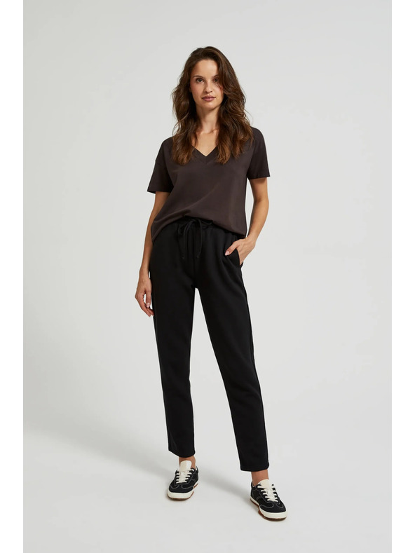 Moodo Čierne tepláky Moodo