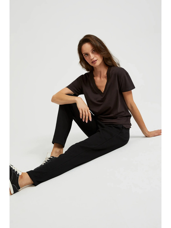 Moodo Čierne tepláky Moodo