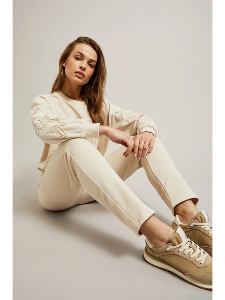 Moodo Béžové tepláky Moodo