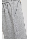 Moodo Hladké nohavice s rovnými nohavicami a gombíkmi sivé Moodo