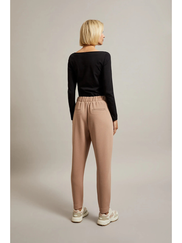 Moodo Béžové nohavice so zaväzovaním Moodo