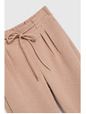 Moodo Béžové nohavice so zaväzovaním Moodo