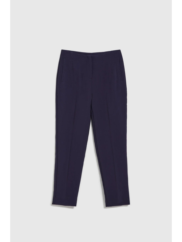 Moodo Tmavo modré cigaretové nohavice Moodo