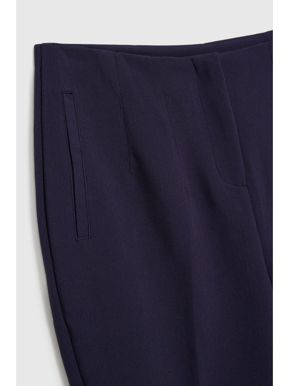 Moodo Tmavo modré cigaretové nohavice Moodo