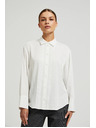 Moodo Elegantná viskózová košeľa biela Moodo