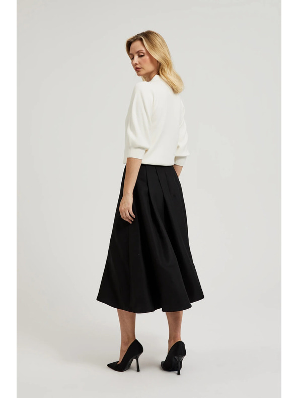 Moodo Rozšírená sukňa čierna Moodo