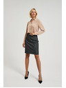 Moodo Ceruzková sukňa pred kolená sivá Moodo