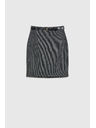 Moodo Ceruzková sukňa pred kolená sivá Moodo