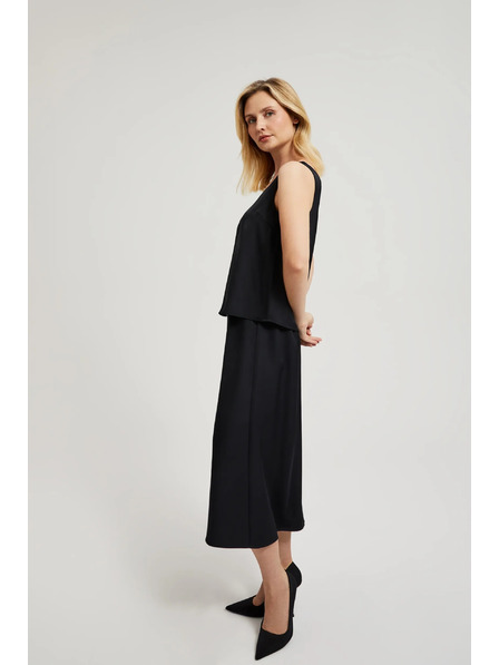 Moodo Čierna áčková sukňa Moodo