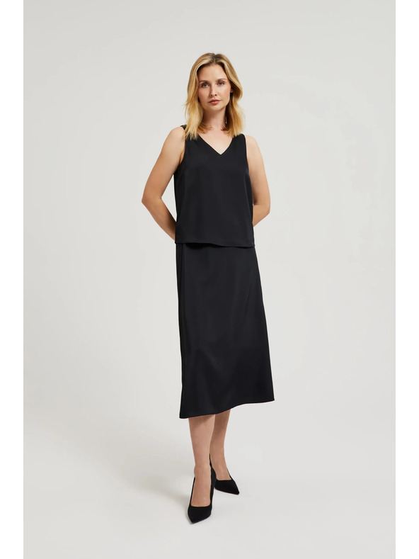 Moodo Čierna áčková sukňa Moodo