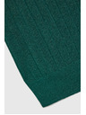 Moodo Viskózový sveter s metalickým vláknom zelený Moodo