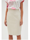 Moodo Ceruzková sukňa béžová Moodo