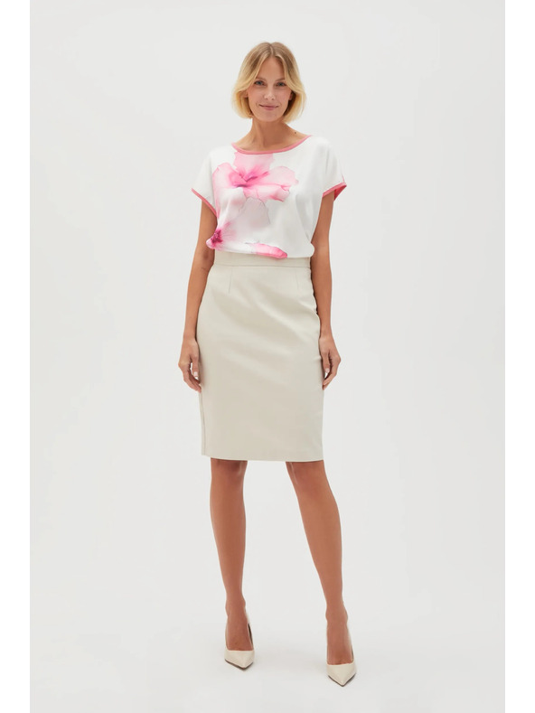 Moodo Ceruzková sukňa béžová Moodo