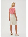 Moodo Ceruzková sukňa béžová Moodo