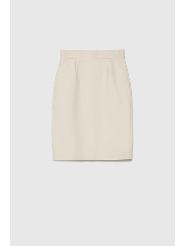 Moodo Ceruzková sukňa béžová Moodo