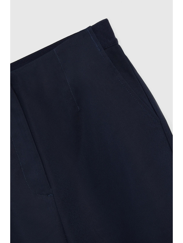 Moodo Tmavo modré rybičkové nohavice Moodo