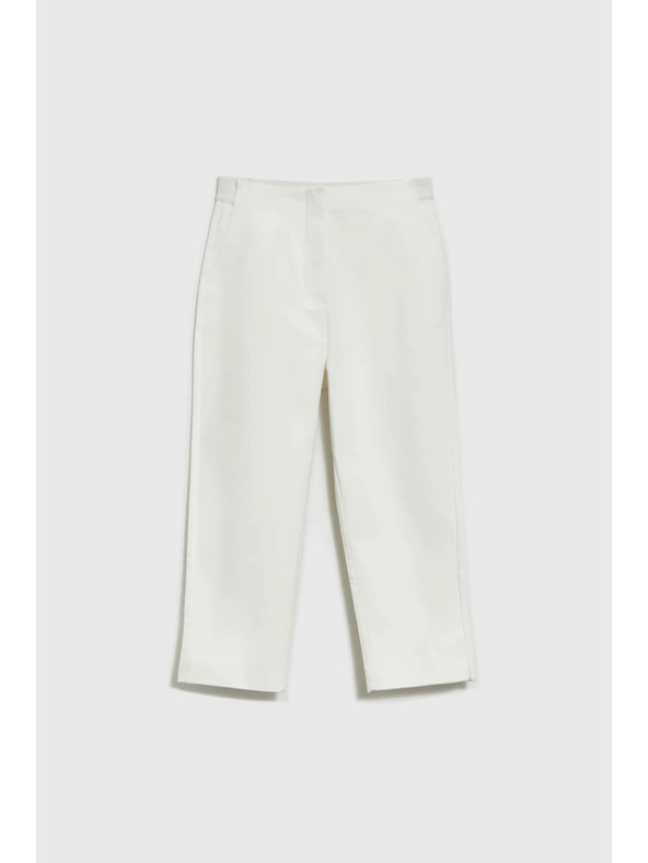 Moodo Biele rybičkové nohavice Moodo