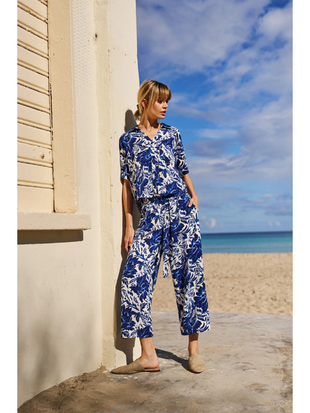 Moodo Modré nohavicové sukne Moodo