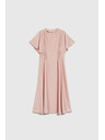 Moodo Ružové midi šaty Moodo