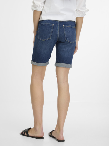 Orsay Tmavomodré dámske džínsové kraťasy ORSAY