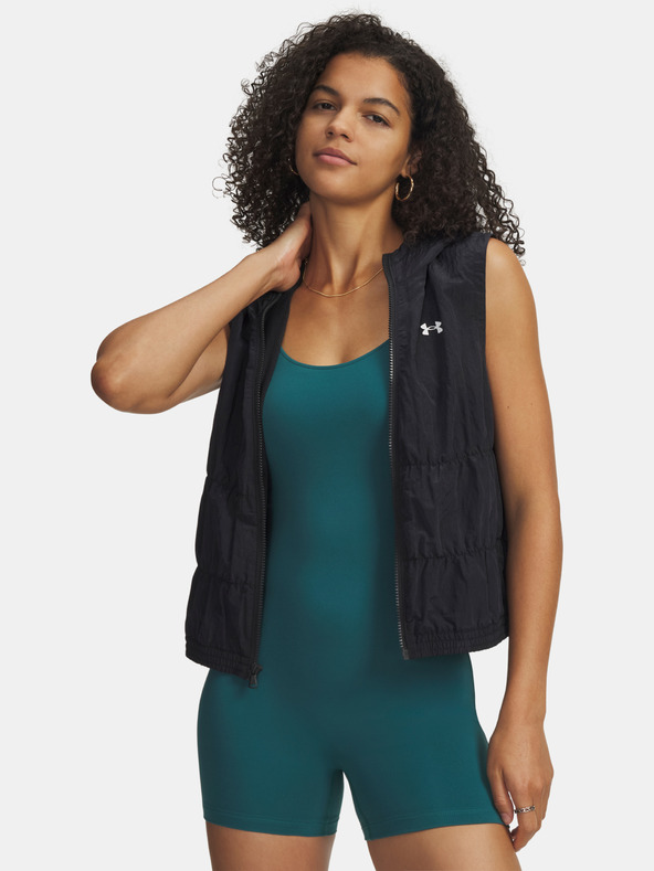 Under Armour Dámska vesta Under Armour UA Rival Woven Ruched Vest
