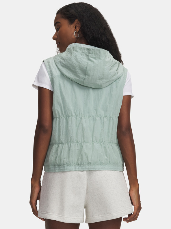 Under Armour Dámska vesta Under Armour UA Rival Woven Ruched Vest