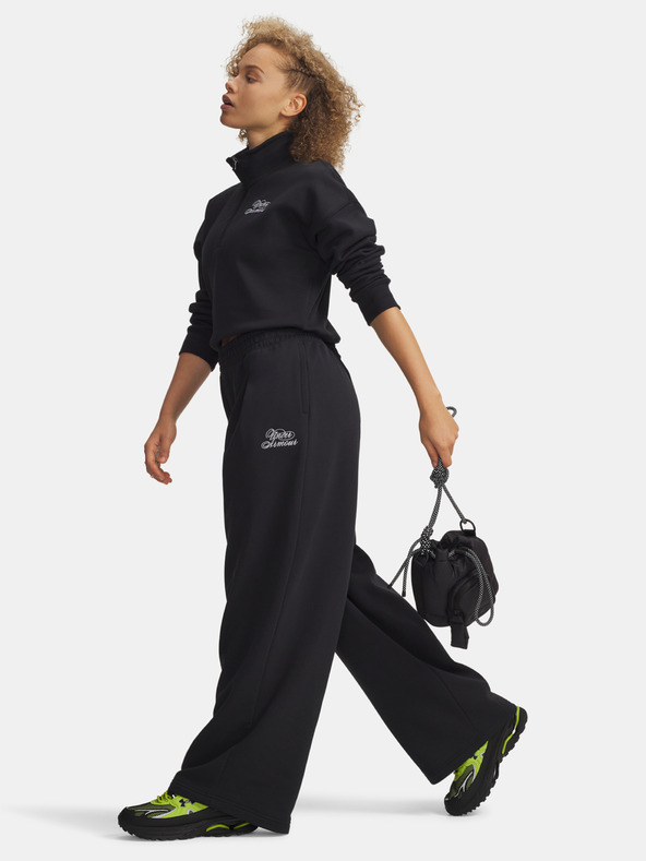 Under Armour Dámske športové nohavice Under Armour Rival Fleece Script Pt