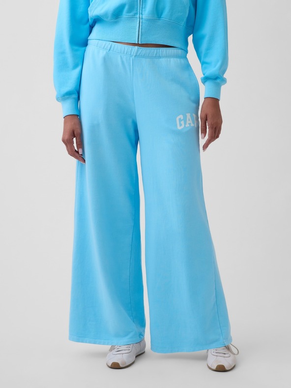 GAP Tepláky s logom wide-leg GAP