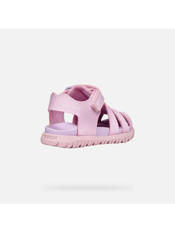 Geox Ružové dievčenské sandále Geox Sandal Fusbetto