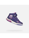 Geox Fialové dievčenské tenisky Geox Inek Girl